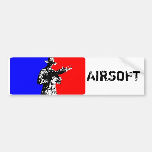 AIRSOFT-bumpersticker Bumpersticker (Voorkant)