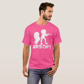 Airsoft Cool I Love Pellet Shooting T-shirt (Voorkant volledig)