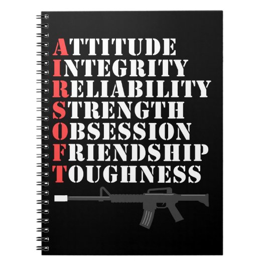 Airsoft Gift Notitieboek (Voorkant)