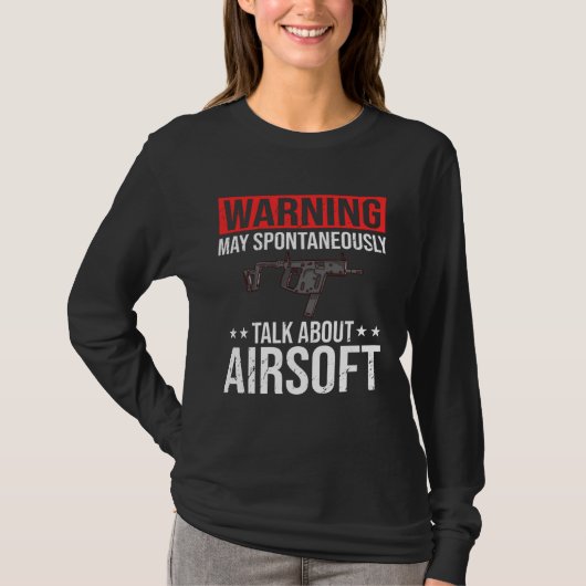 Airsoft Gun Game Shooting Training Player Airsofti T-shirt (Voorkant)