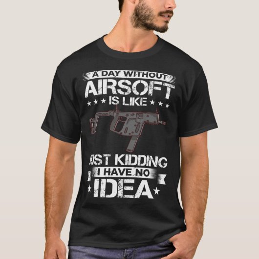 Airsoft Gun Game Shooting Training Player Airsofti T-shirt (Voorkant)