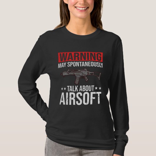 Airsoft Gun Game Shooting Training Player Airsofti T-shirt (Voorkant)