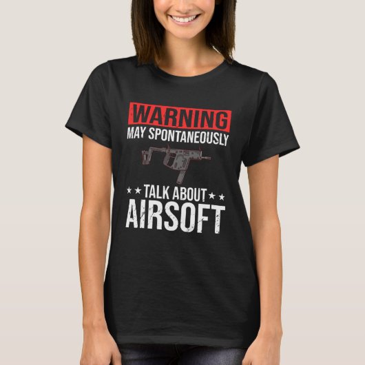 Airsoft Gun Game Shooting Training Player Airsofti T-shirt (Voorkant)