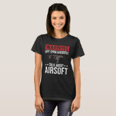 Airsoft Gun Game Shooting Training Player Airsofti T-shirt (Voorkant volledig)
