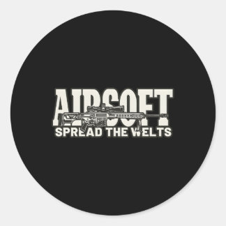 Airsoft heeft de Welts Airsoft verspreid Ronde Sticker