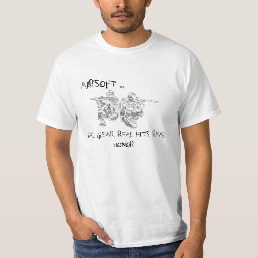 airsoft honor t-shirt (Voorkant)