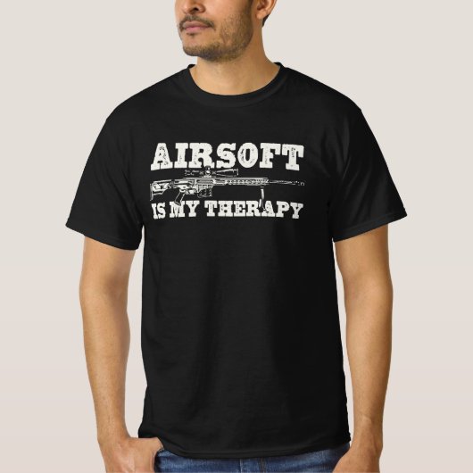 Airsoft Is My Therapy T-shirt (Voorkant)