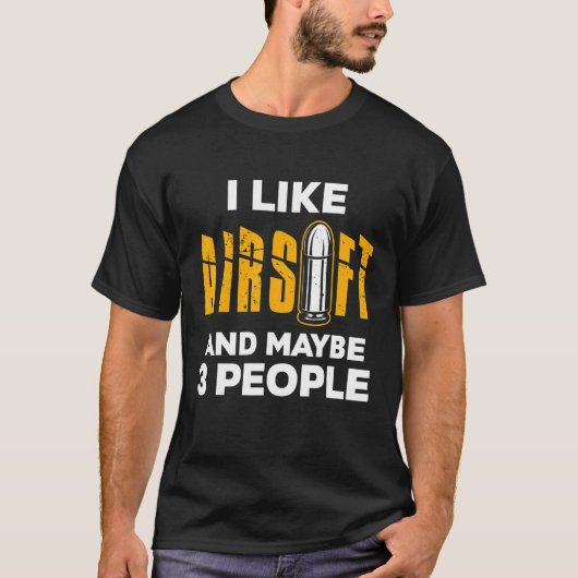 Airsoft Player Team Sport Com. 12 T-shirt (Voorkant)