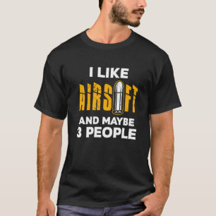 Airsoft Player Team Sport Competition 17 T-shirt