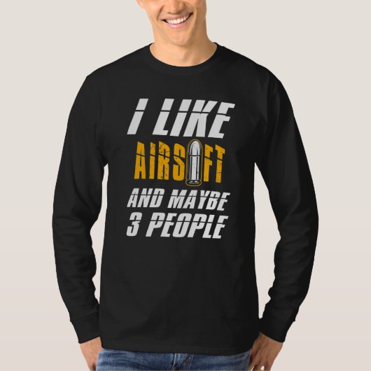 Airsoft Player Team Sport Competition 22 T-shirt (Voorkant)