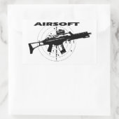 AIRSOFT RECHTHOEKIGE STICKER (Tas)