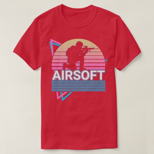 Airsoft Retro Gift T-shirt (Design voorkant)