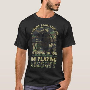 Airsoft Shooting Enthusiast Basic Pistool Doelstel T-shirt