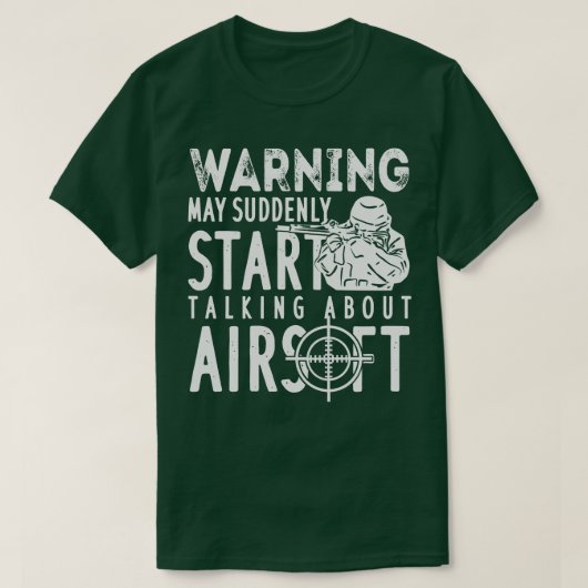 Airsoft Shooting Sports Airsoft Player Copy T-shirt (Design voorkant)