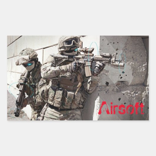 Airsoft Stickers (Voorkant)