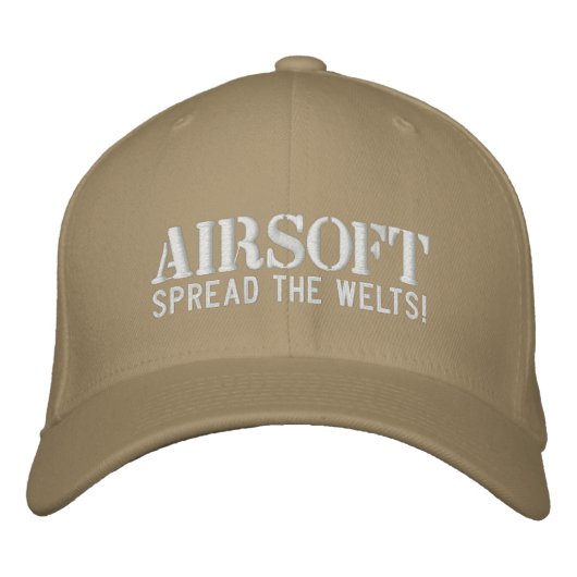 Airsoft "Verspreid de Welts!" Hat Pet (Voorkant)