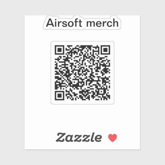 Airsoftgun-sticker met YouTube-kanaal Sticker (Vel)