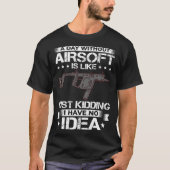 Airsofti-speler Airsofti-trainer voor het afschiet T-shirt (Voorkant)