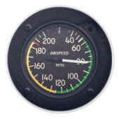 Airspeed Gauge Keramische Knop (Voorkant)