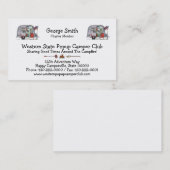 Airstream-aanhangwagen Visitekaartje (Voorkant / Achterkant)