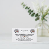 Airstream-aanhangwagen Visitekaartje (Staand voorkant)