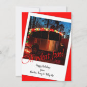 Airstream Basecamp Holiday Card Feestdagenkaart (Voorkant)