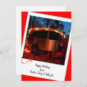 Airstream Basecamp Holiday Card Feestdagenkaart (Voorkant / Achterkant)