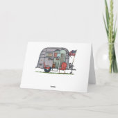 Airstream Feestdagen Kaart (Achterkant)