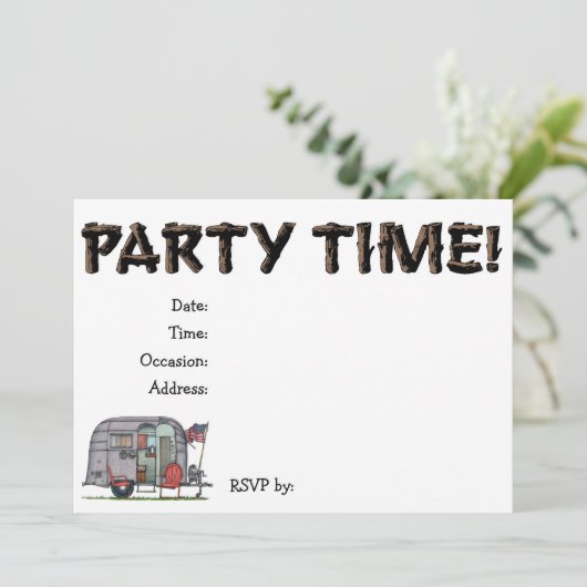 Airstream Kaart (Staand voorkant)