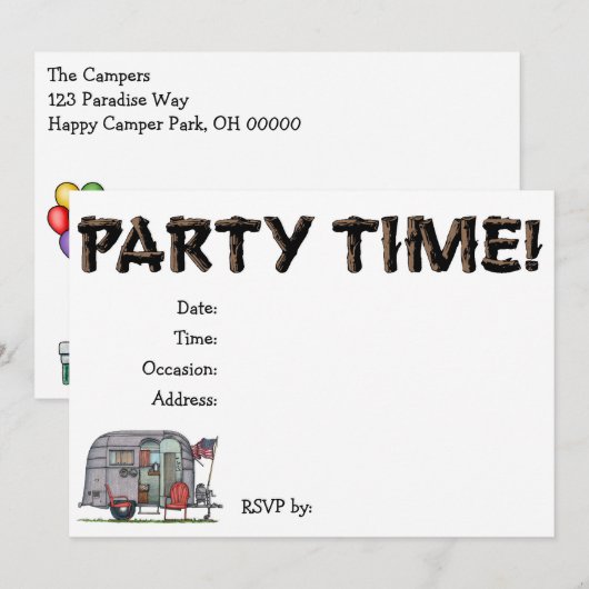 Airstream Kaart (Voorkant / Achterkant)