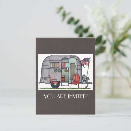 Airstream Kaart (Staand voorkant)