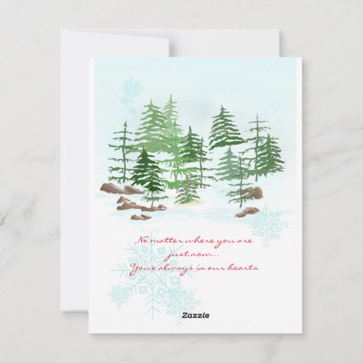 Airstream kerstkaart (Achterkant)