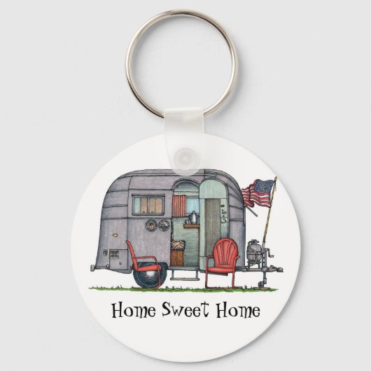 Airstream Sleutelhanger (Voorkant)