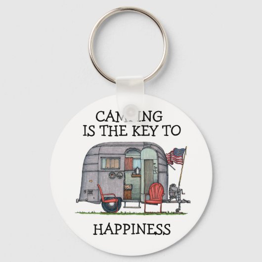 Airstream Sleutelhanger (Voorkant)