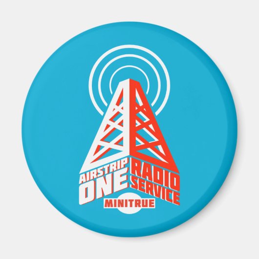 Airstrip One Radio Service Magneten (Voorkant)