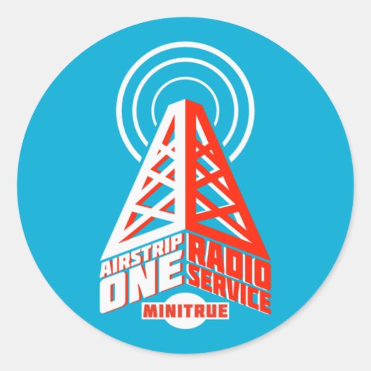 Airstrip One Radio Service Stickers (Voorkant)