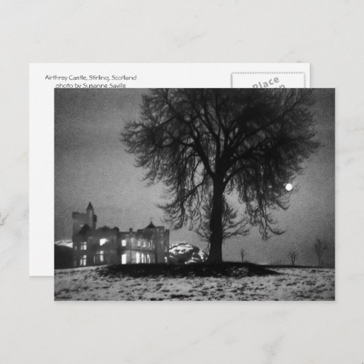 Airthrey Castle in Winter Briefkaart (Voorkant / Achterkant)