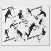 Airtime! - Scooter Fun Cadeaupapier (Vlak)