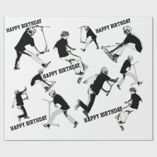 Airtime! - Scooter Fun Cadeaupapier
