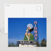 Airway Drive-In Theater, Saint Ann, Missouri Briefkaart (Voorkant / Achterkant)