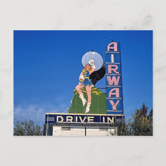 Airway Drive-In Theater, Saint Ann, Missouri Briefkaart (Voorkant)