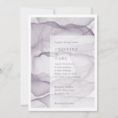 Airy and light bruiloft-uitnodiging kaart (Voorkant)