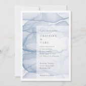 Airy and light bruiloft-uitnodiging kaart (Voorkant)