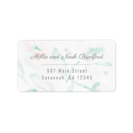 Airy Blooms - Retouradreslabels Etiket