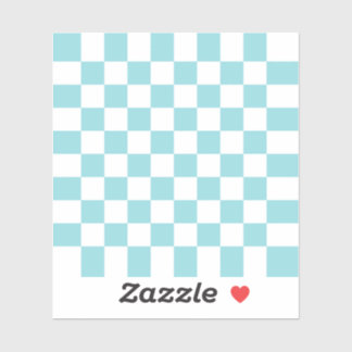 Airy Blue Checker Tile Sticker