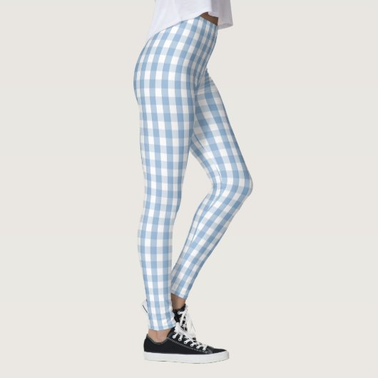 Airy Blue Gingham Check Leggings (Rechts)