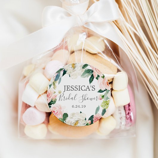 Airy Blush Vrijgezellenfeest Favor Stickers