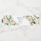 Airy Blush Vrijgezellenfeest Water Flacon Etiket (Enkel label)