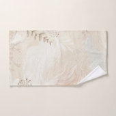 Airy Bohemian Botanical Floral String Art Design Bad Handdoek (Handdoek)