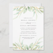 Airy Botanical Bridal Shower Kaart (Voorkant)